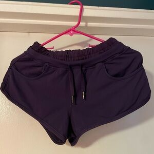 Lululemon Athletica Deep Purple Athletic Shorts